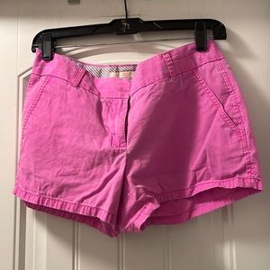 Hot Pink J Crew “Broken In” Chino shorts